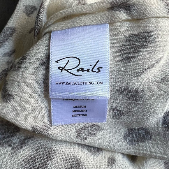 RAILS BLOUSE, Lydia Top Puma, Cream / Taupe M - Picture 5 of 11